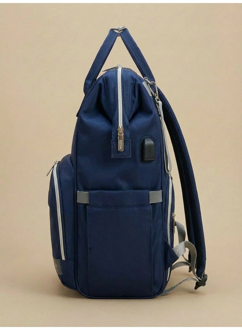 Kidilo Diaper Backpack with Unicorn Print & Changing Mat - Multi-Pocket Waterproof Travel Bag for Mom & Baby - Large Capacity Organizer - Image 3